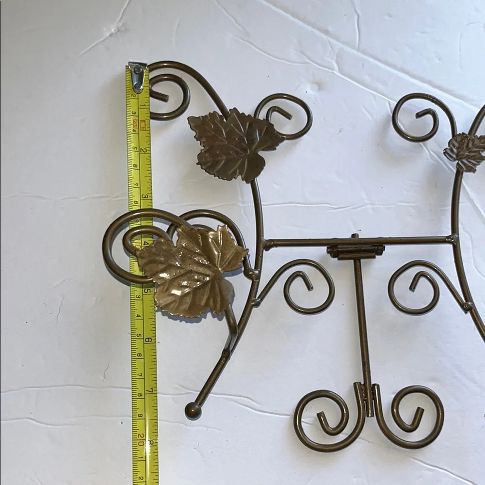 Vintage Elegant Easel Gold and Brown Leaf Book Stand